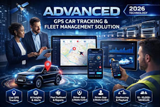 build advance car tracking app, tracking app, fleet management gps tracking app