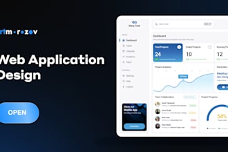 design web application UI UX