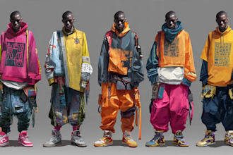 create professional streetwear clothing designs