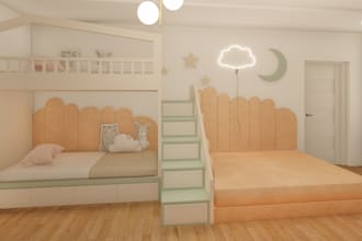 design stylish kids bedroom
