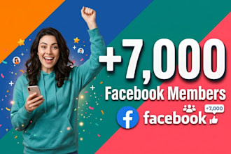 instantly gain your 7,000 facebook members
