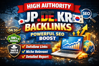 build high authority jp de kr backlinks for powerful international SEO