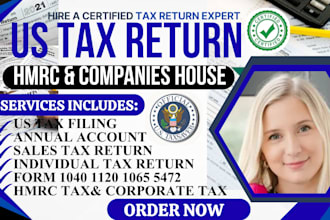 prepare UK tax return filing for individual or business