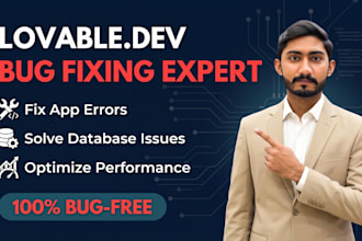 lovable ai website saas web app,lovable mvp, lovable web app, fix bugs and error