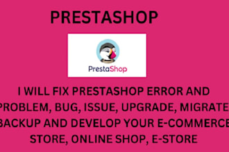 fix error, install prestashop, optimize upload and update prestashop store