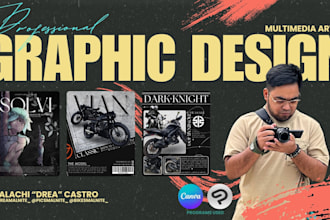 graphic design for social media, presentations or posters
