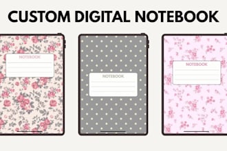 create custom printable notebook for you