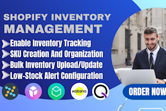 setup shopify inventory management assisty prediko stocky katana qoblex horse