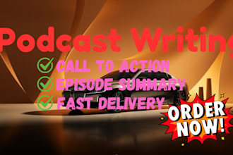 write engaging podcast show notes and descriptions
