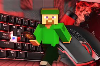 create a high quality minecraft thumbnail