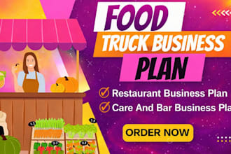 write a business plan for a restaurant, cafe or food truck