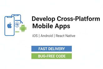 develop a high performance ios and android app using react native