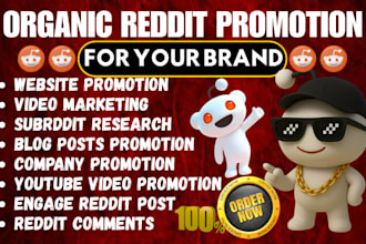 boost business website product brand saas ebook blog post via reddit, instagram