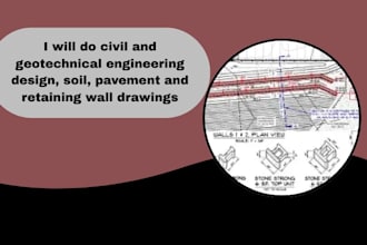 do civil, geotechnical engineering design, soil, pavement and retaining wall