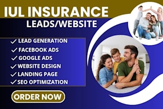 iul insurance leads insurance website life insurance  health insurance iul leads