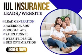 iul insurance leads insurance website life insurance  health insurance iul leads