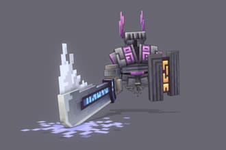 create 3d minecraft models mob animation texture in blockbench