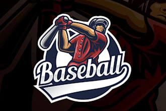 design high quality lion vintage baseball logo with t shirt design