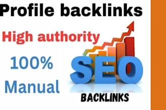 white hat manual SEO profile backlinks