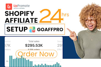 setup affiliate marketing shopify store goaffpro uppromote affiliate page design