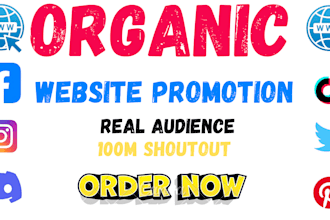 promote and advertise your website business or anything