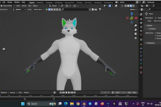 create a custom furry avatar vrchat furry 3d furry model