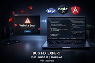 fix bugs and optimize PHP nodejs angular applications