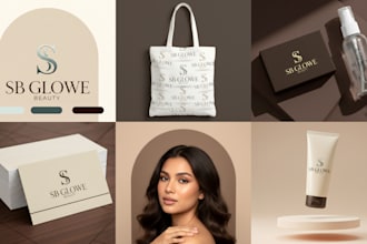 design a minimalist brand board with colors and fonts PDF