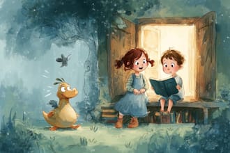 tory book illustration watercolor
