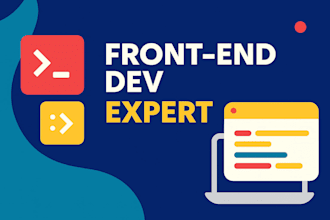 be your front end web developer