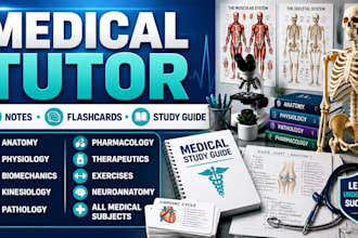 tutor biology, anatomy, and physiology for med exams