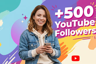 provide you 500 youtube followers