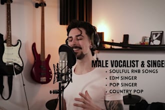 be male pop singer rnb singer male vocalist pop singer remake song country pop