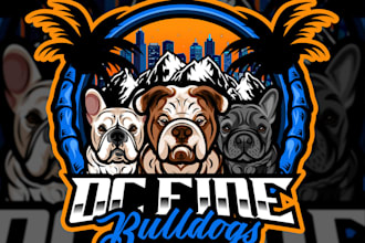 design a unique french bulldog logo bonus free editable file