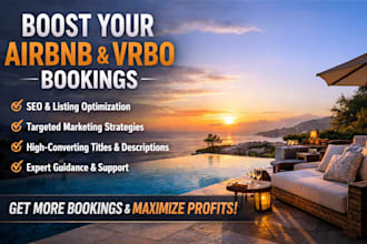 boost airbnb booking airbnb marketing vrbo and  airbnb promotion airbnb listing