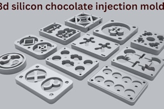 design custom 3d silicone molds injection mold for manufacturing and prototyping