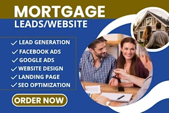 mortgage leads mortgage website mortgage lead generation business loan leads