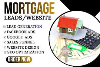 mortgage leads mortgage website mortgage lead generation business loan leads