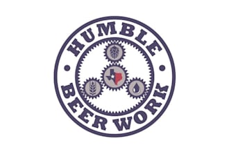 design brewery meets industrial engineering logo