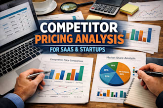 do competitor pricing analysis for saas and startups and market research