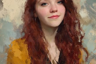 do an oil painting, digital oil painting