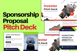 do sponsorship proposal design pitch deck sponsorship presentation slides design