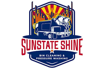 create a modern logo for cleaning and maintenance businesses
