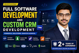 develop custom business and client management softwares
