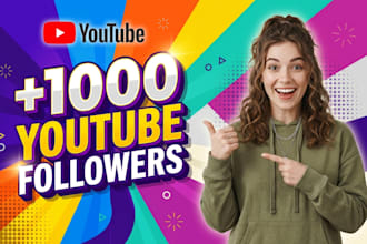 instantly gain your 1000 youtube followers
