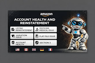 fix amazon account health issues, and listing reinstatement