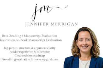 perform a complete manuscript evaluation of your book