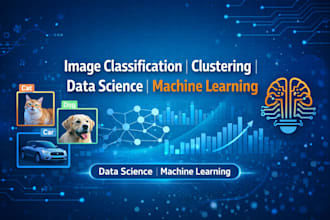 do image classification, clustering, data science, and machine learning