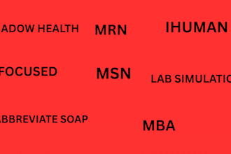 do shadow health, ihuman, lab simulations, focused, abbreviate soap