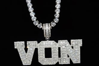 make custom chain pendant,iced out jewelry design,cuban link,hip hop necklace
